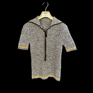 Vintage 60's Hand Knitted Women's Sweater Quality Yarn Era Distressed Academia